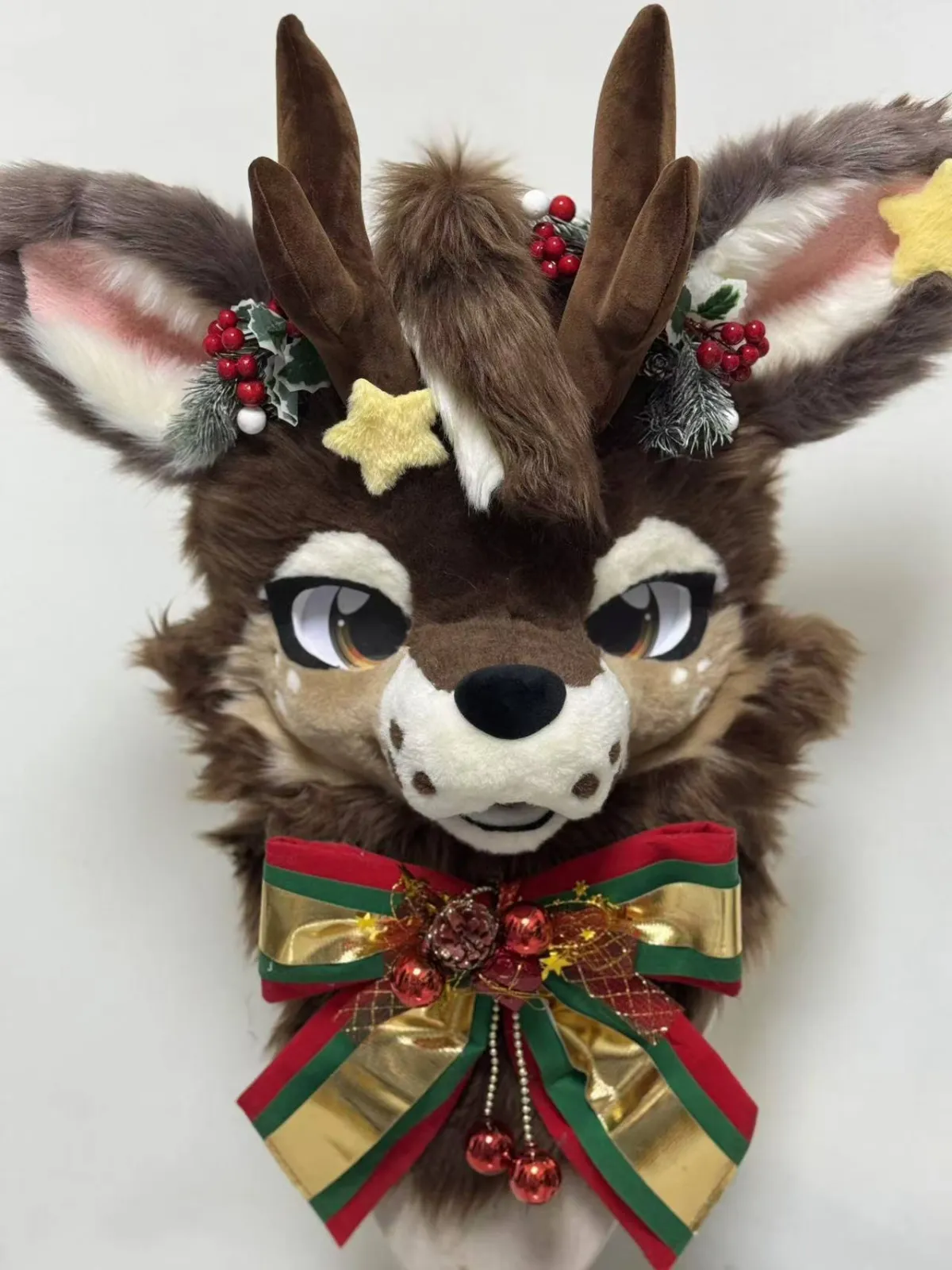 Christmas reindeer head